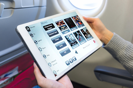 溫哥華航班經濟艙乘客可以享用預載熱門中西電影的 iPad mini 4 及手工爆谷，體驗前所未有的空中電影時光。