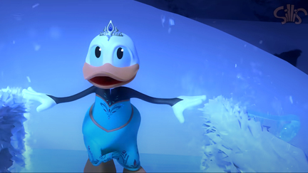 Donald Duck 唐老鴨化身 Elsa 翻唱《Let It Go》走音沙聲超爆笑 