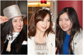 左起: 行政總監 Emily、FM961 DJ Natalie、2014 Radio Idol 冠軍 Winnie