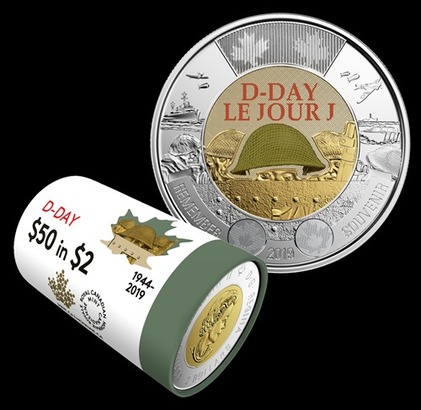 2019 年則發行了「D-Day 75th Anniversary Coin」，紀念諾曼第戰役的 75 週年。諾曼第戰役發生於 1944 年，是人類史上最大規模的搶灘登陸戰，在第二次世界大戰中為盟軍奠定了勝利的基礎。